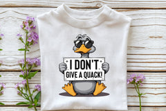 I Don't Give A Quack Sarcastic Clipart Bundle - CraftNest - Digital Crafting and Art