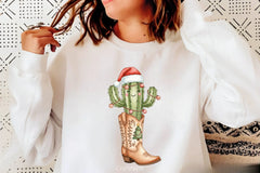 Cowboy Boots Christmas Clipart Bundle - CraftNest - Digital Crafting and Art