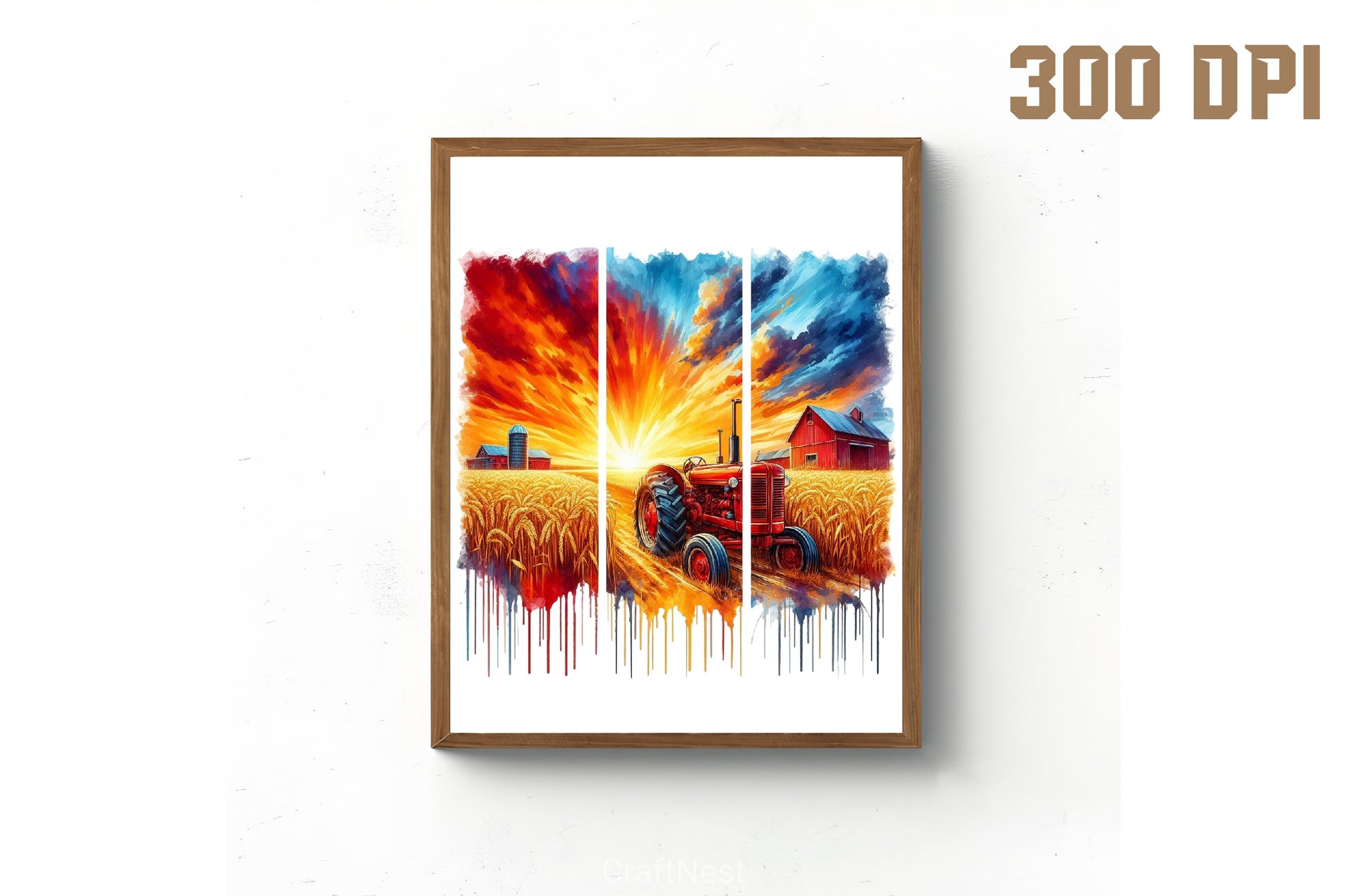 Brushstroke Summer Farm Clipart Bundle - CraftNest - Digital Crafting and Art