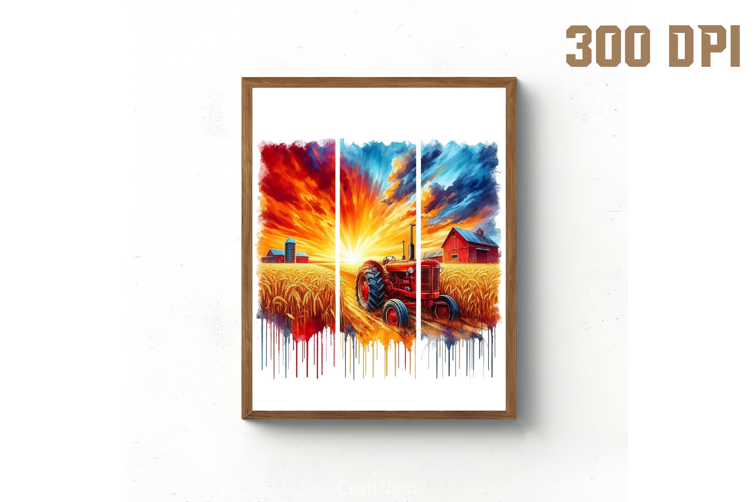 Brushstroke Summer Farm Clipart Bundle - CraftNest - Digital Crafting and Art