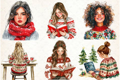Cozy Christmas Planner Clipart Bundle - CraftNest - Digital Crafting and Art