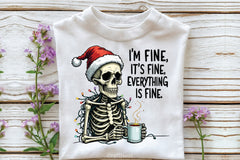 I'm Fine It's Christmas Clipart Bundle - CraftNest - Digital Crafting and Art