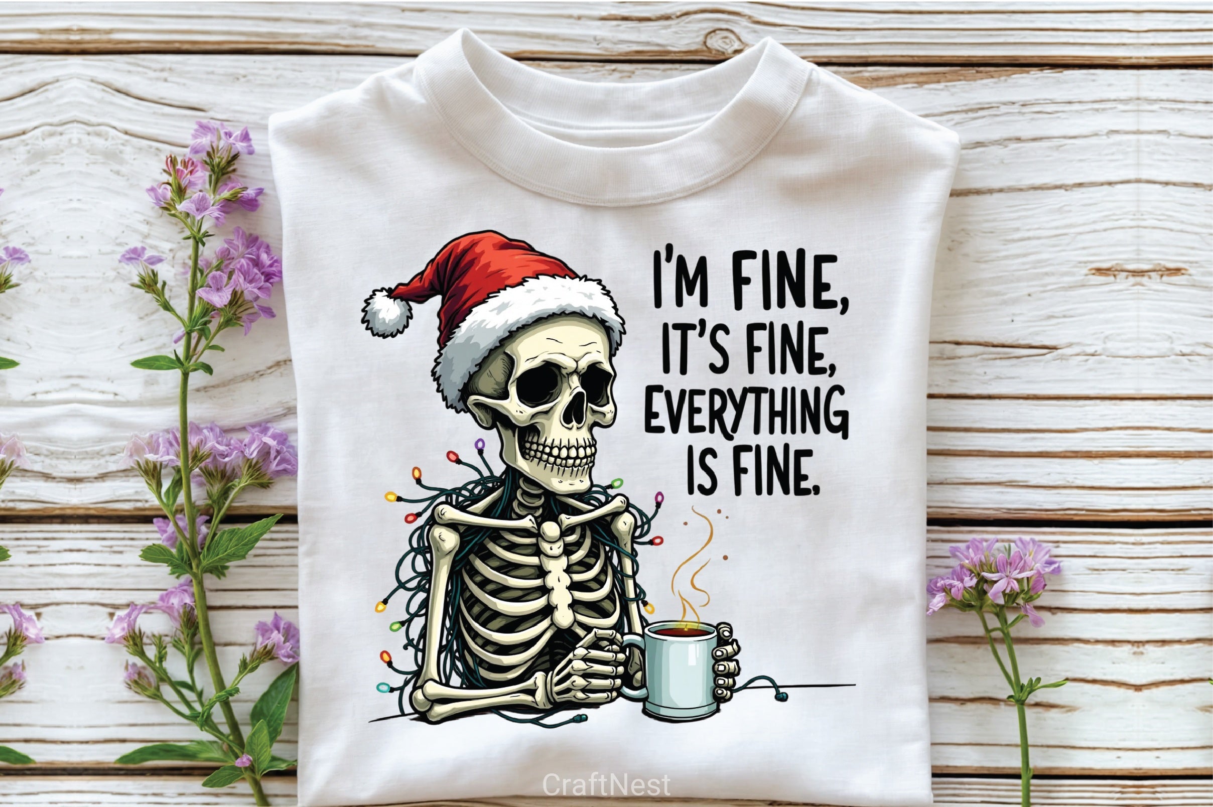 I'm Fine It's Christmas Clipart Bundle - CraftNest - Digital Crafting and Art