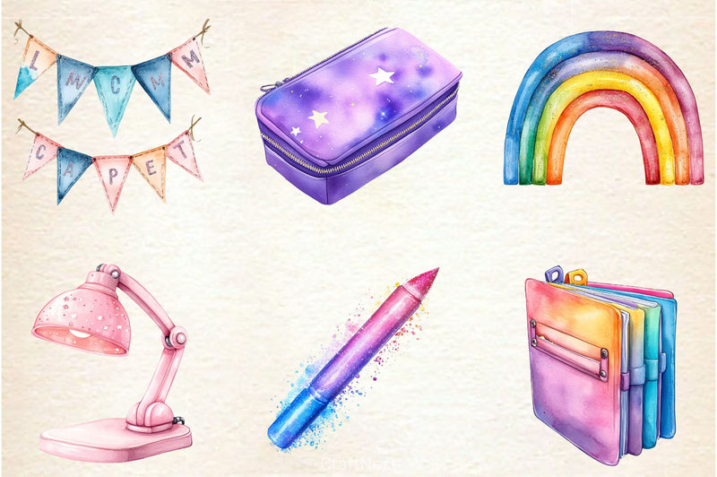 Back To School Clipart Bundle 3 - CraftNest - Digital Crafting and Art