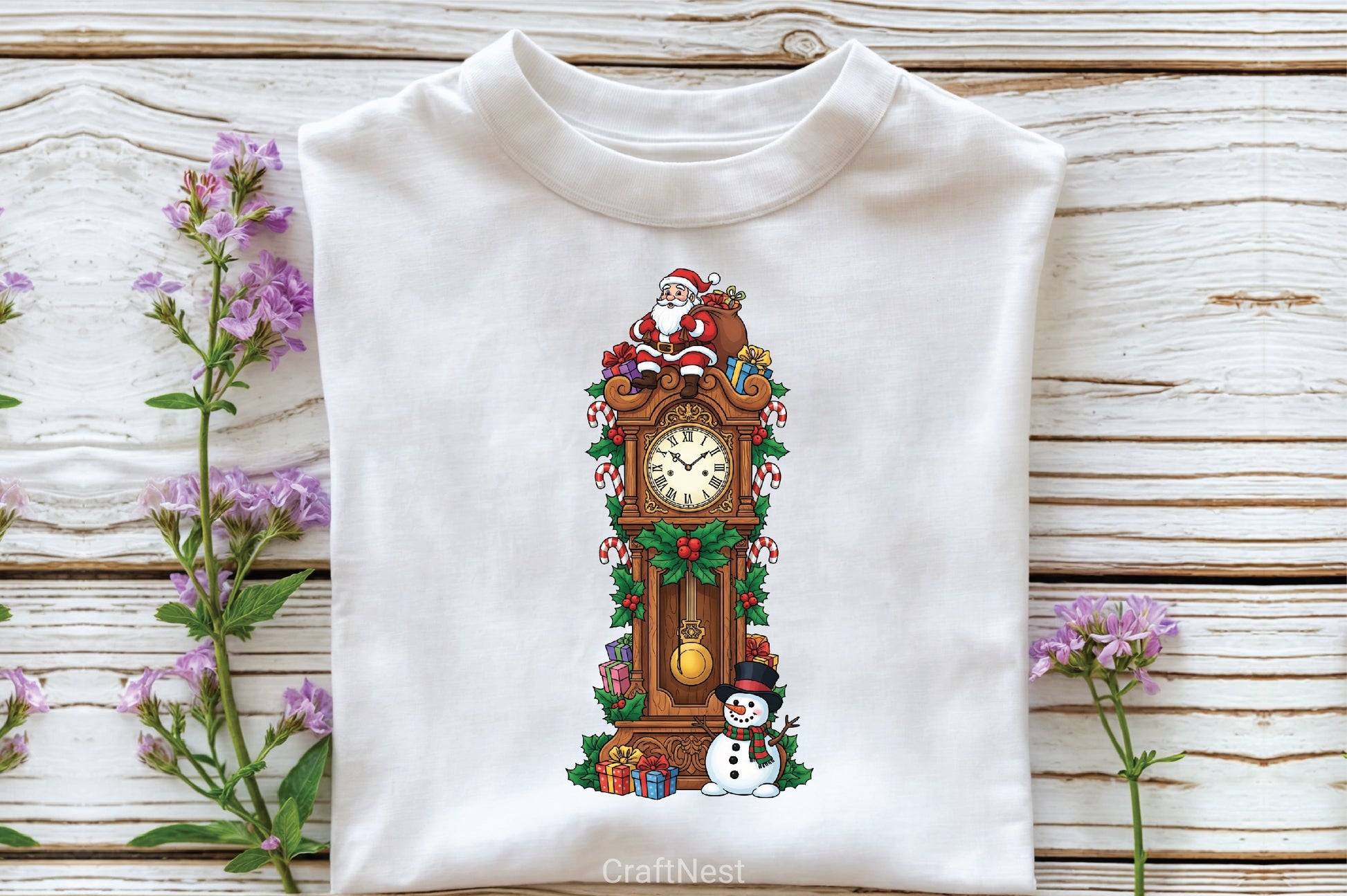 Christmas Clock Clipart Bundle - CraftNest - Digital Crafting and Art