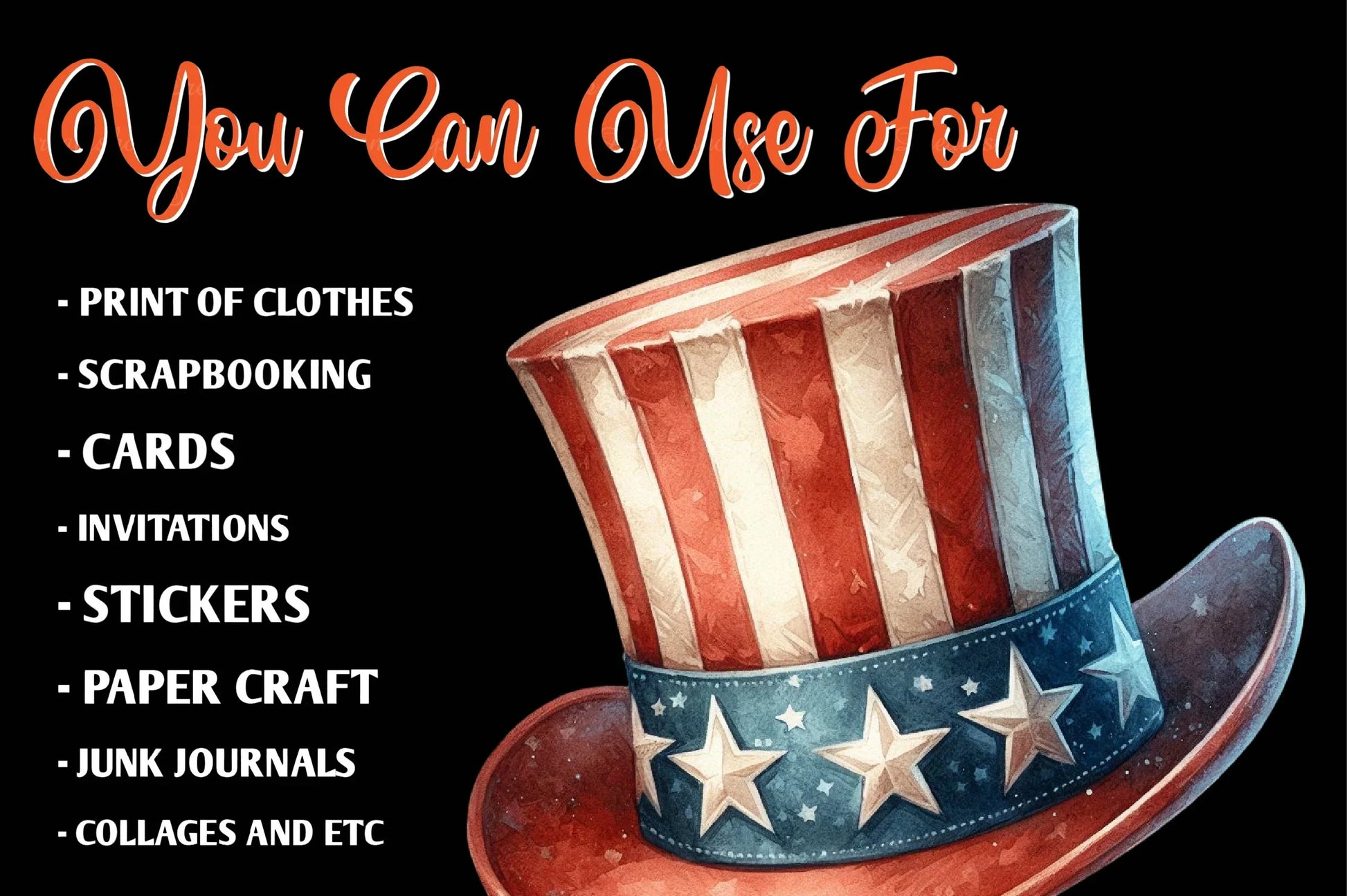 Retro 4th Of July Clipart Bundle 1 - CraftNest - Digital Crafting and Art