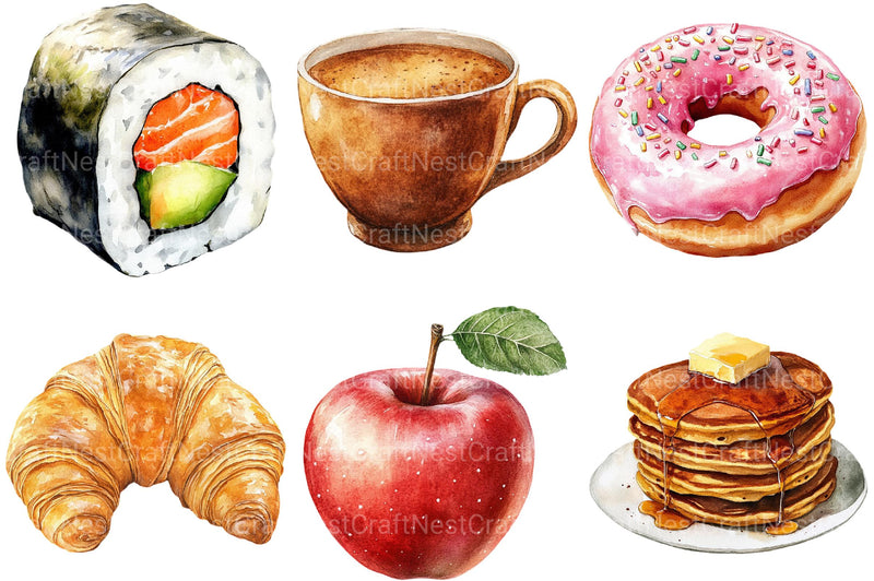 Foods Clipart - CraftNest - Digital Crafting and Art