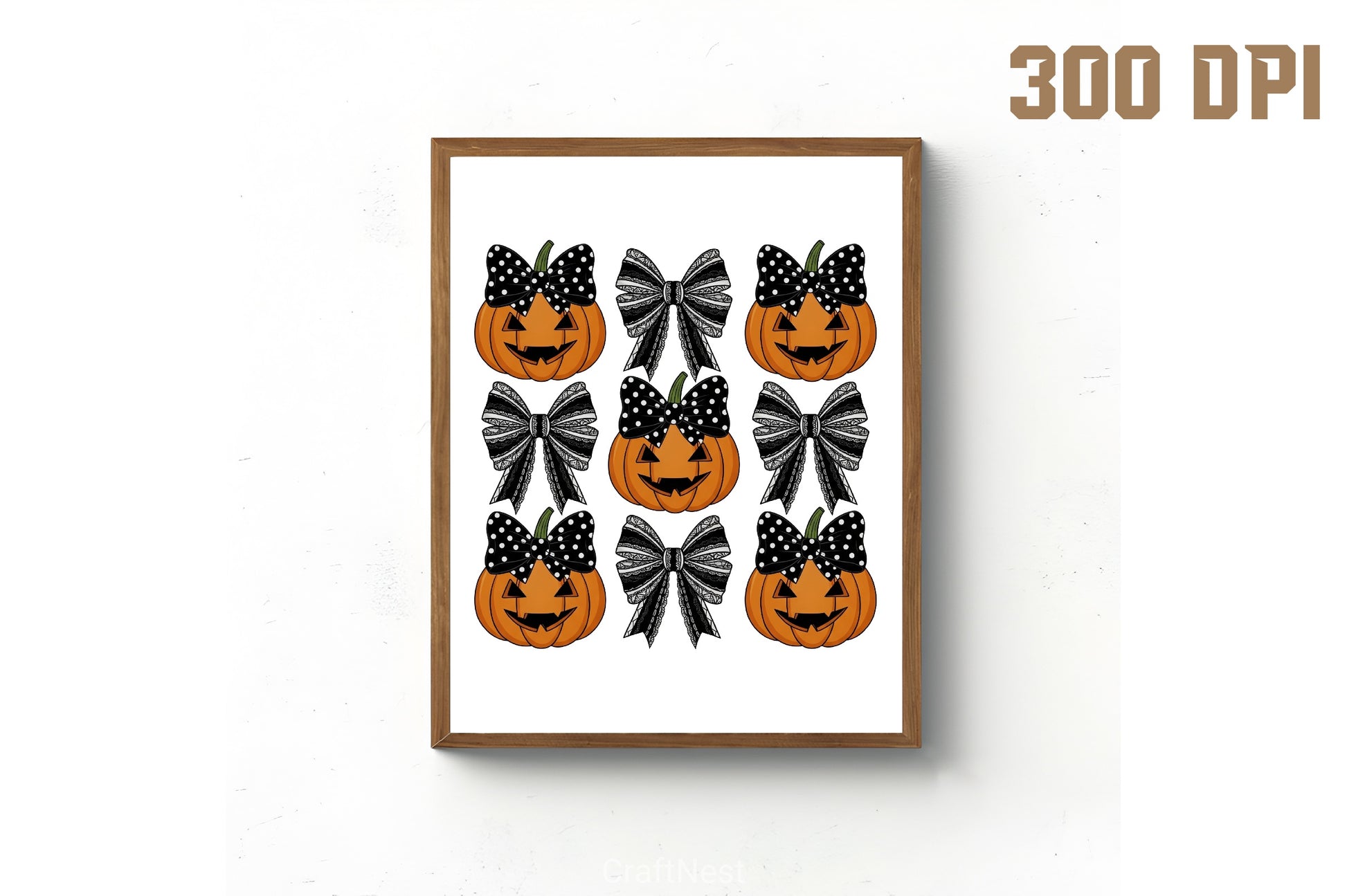 Halloween Pumpkin Fall Bow Clipart Bundle - CraftNest - Digital Crafting and Art