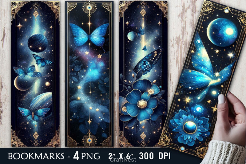 Celestial Butterfly Fantasy Clipart Bundle - CraftNest - Digital Crafting and Art