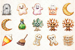 Halloween Cookies Clipart Bundle - CraftNest - Digital Crafting and Art