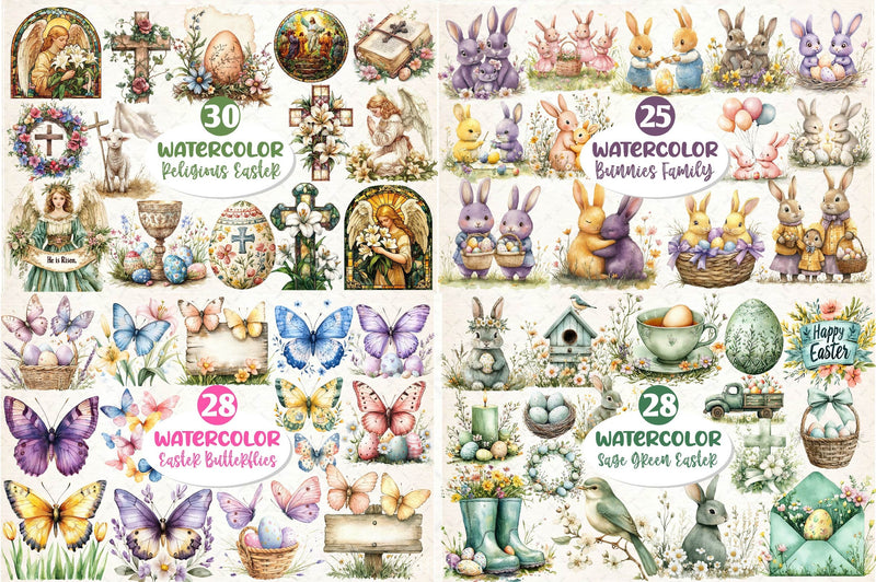 Happy Easter Huge SVG Bundle - CraftNest - Digital Crafting and Art