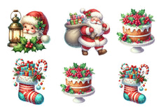 Classic Retro Vintage Christmas Clipart Bundle - CraftNest - Digital Crafting and Art