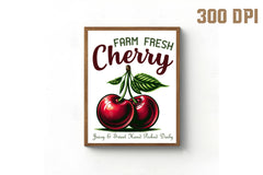Farm Fresh Cherry Clipart Bundle - CraftNest - Digital Crafting and Art