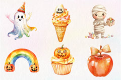 Cute Halloween Day Clipart Bundle - CraftNest - Digital Crafting and Art