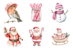 Blush Christmas Clipart Bundle - CraftNest - Digital Crafting and Art
