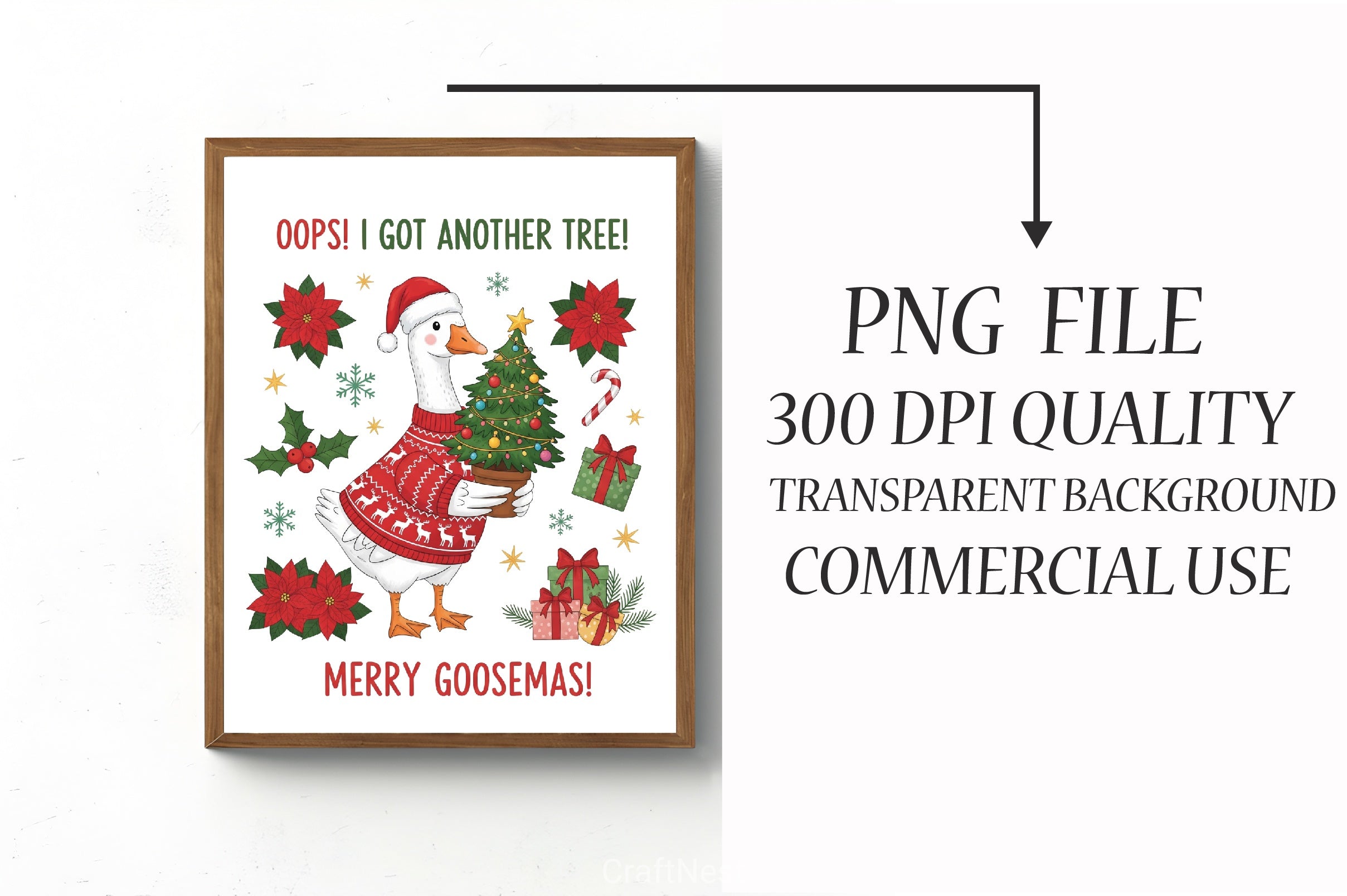 Goose Plant Funny Clipart Bundle - CraftNest - Digital Crafting and Art