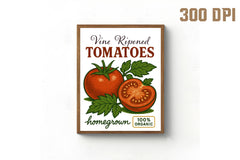 Vine Ripened Tomatoes Organic Clipart Bundle - CraftNest - Digital Crafting and Art