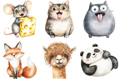 Adorable Crazy Animal Clipart - CraftNest - Digital Crafting and Art