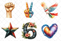 Minimalist Juneteenth Clipart Bundle - CraftNest - Digital Crafting and Art