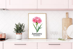 Birth Month Flower Clipart Bundle 3 - CraftNest - Digital Crafting and Art