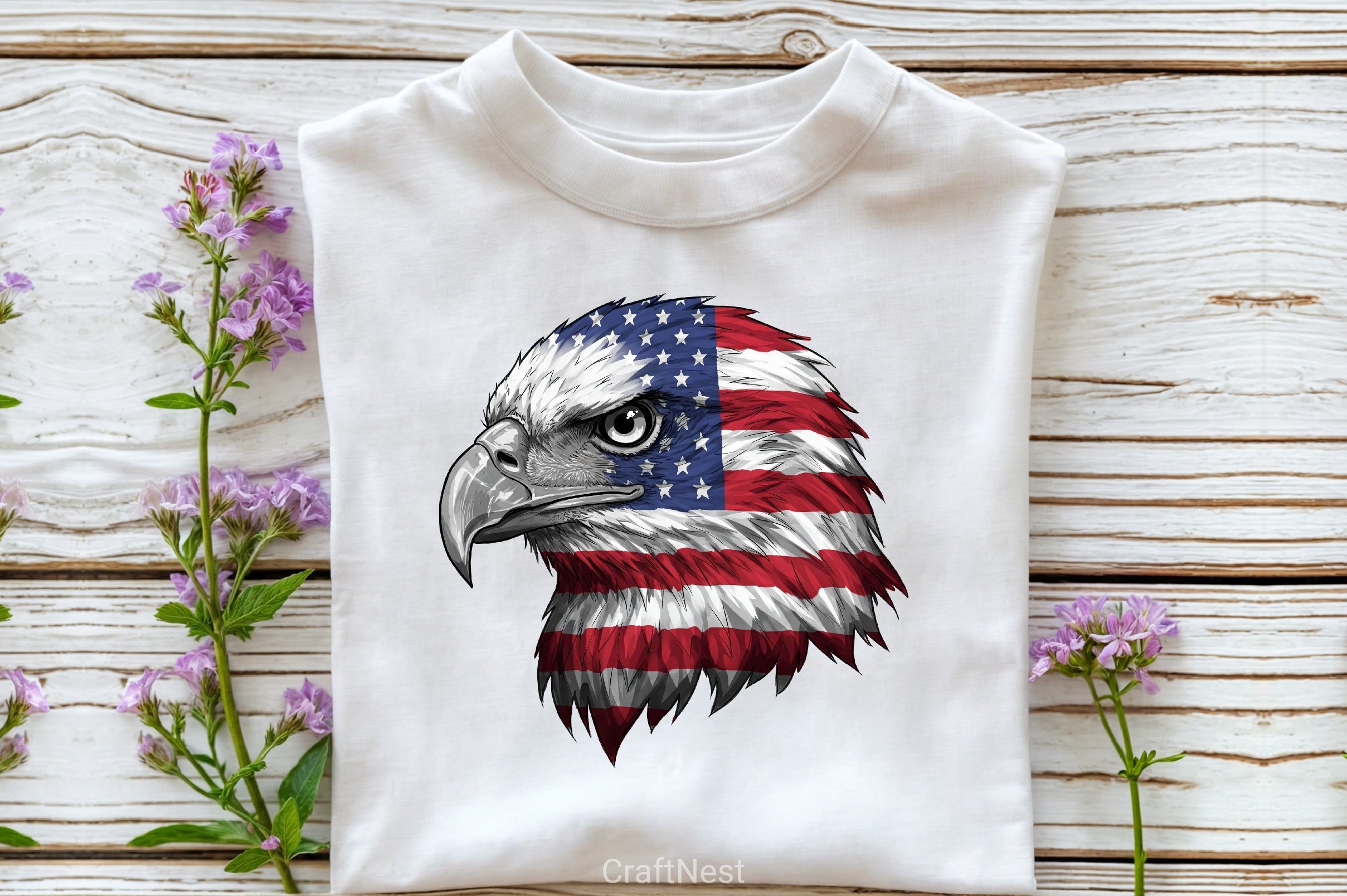 Eagle USA Flag 4th of July Clipart Bundle - CraftNest - Digital Crafting and Art
