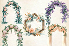 Spring Arches Clipart Bundle 2 - CraftNest - Digital Crafting and Art