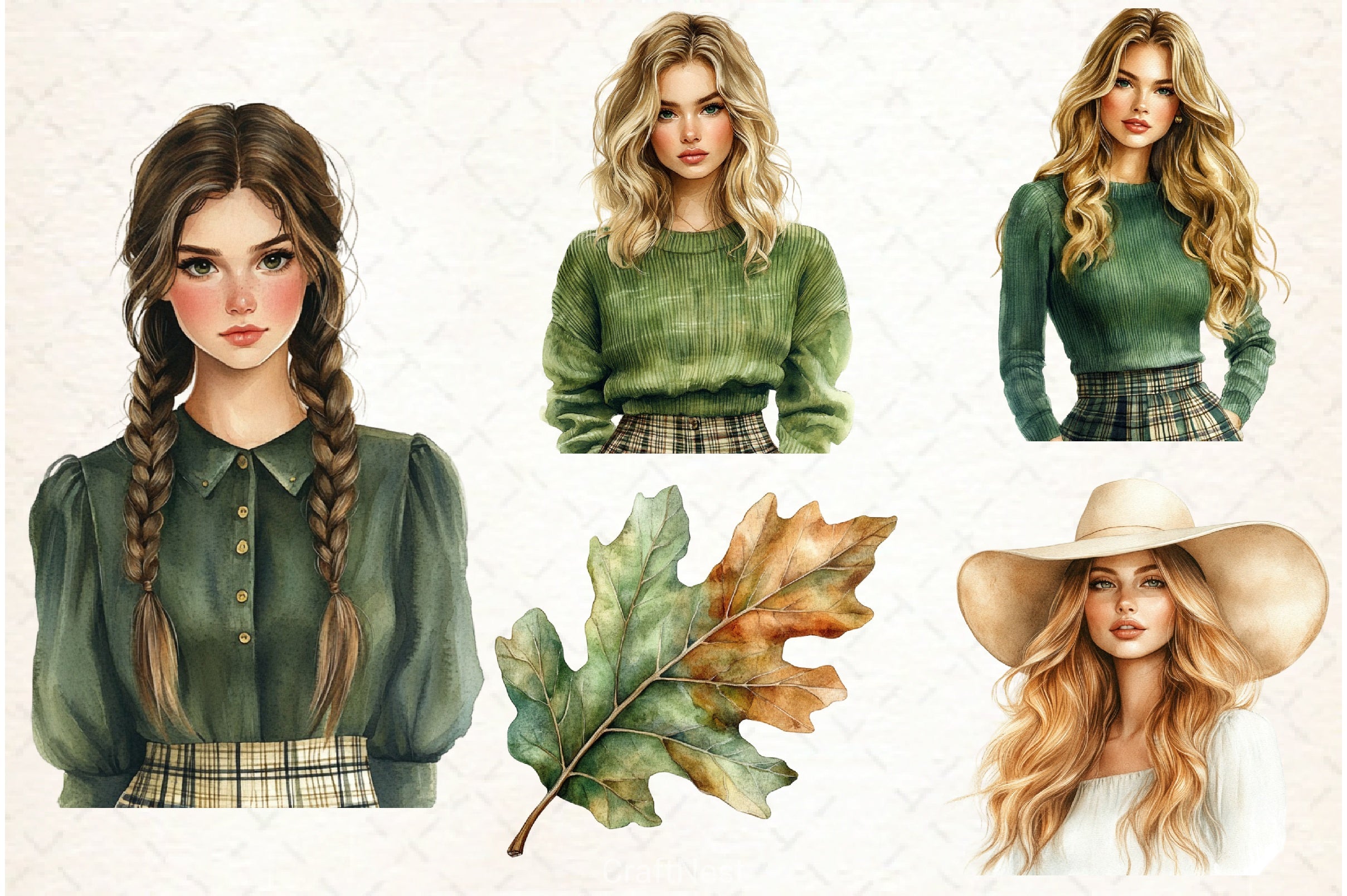 Welcome Fall Clipart Bundle - CraftNest - Digital Crafting and Art