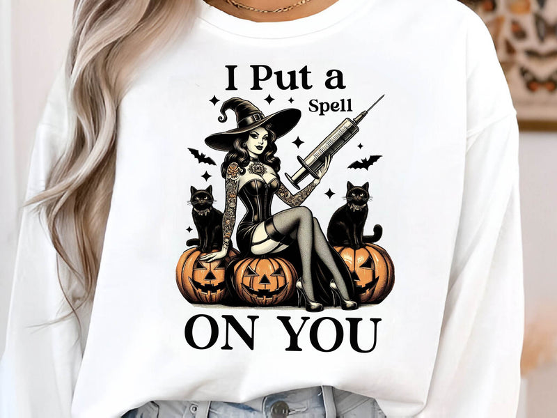 I Put A Spell On You Vintage Halloween Clipart Bundle - CraftNest - Digital Crafting and Art