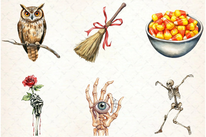 Halloween Clipart Bundle 4 - CraftNest - Digital Crafting and Art