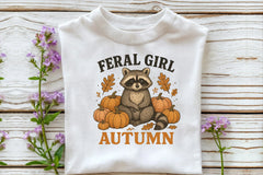 Feral Girl Autumn Clipart Bundle - CraftNest - Digital Crafting and Art