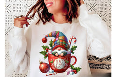 Holiday Christmas Coffee Gnome Clipart Bundle - CraftNest - Digital Crafting and Art