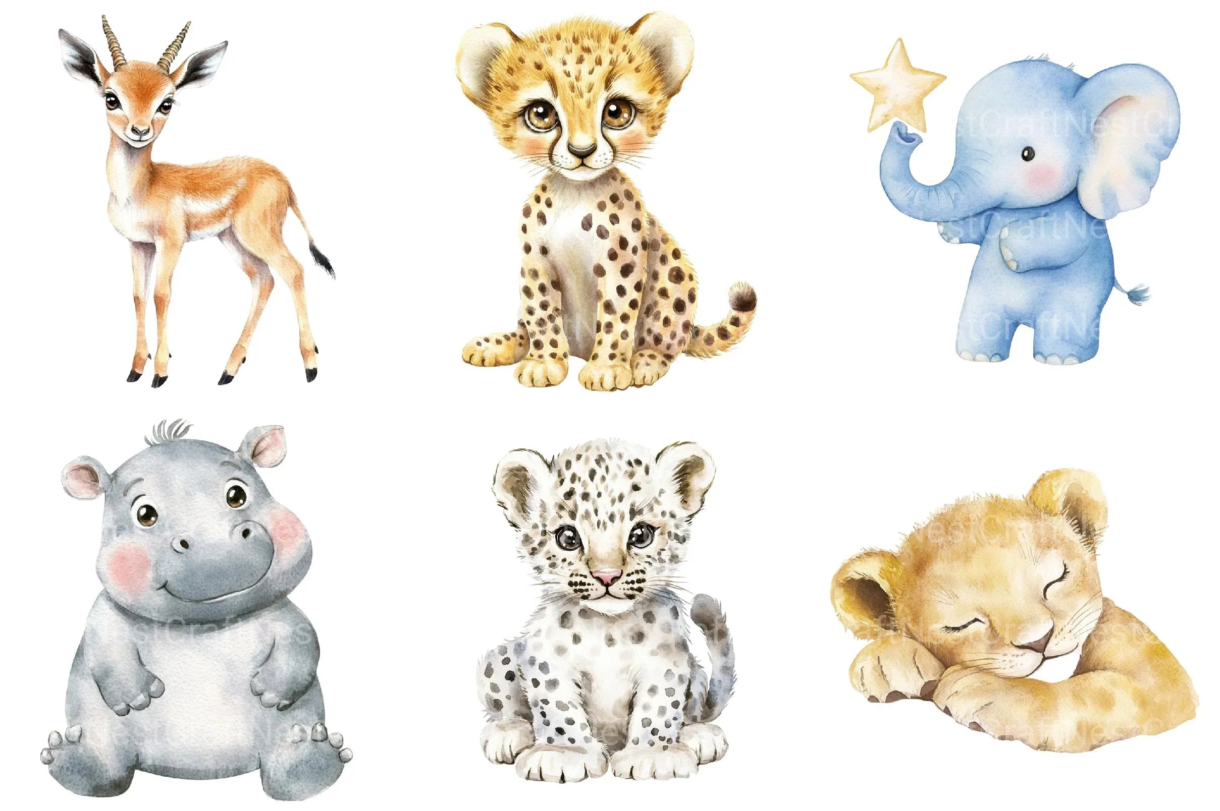 Safari Clipart - CraftNest - Digital Crafting and Art