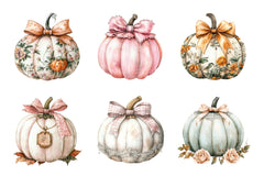 Aesthetic Coquette Pumpkin Clipart Bundle - CraftNest - Digital Crafting and Art