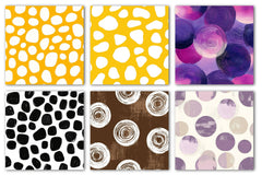 Abstract Circles Digital Paper - CraftNest - Digital Crafting and Art