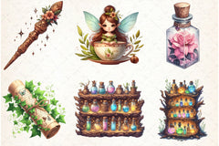 Fairy Apothecary Clipart Bundle - CraftNest - Digital Crafting and Art