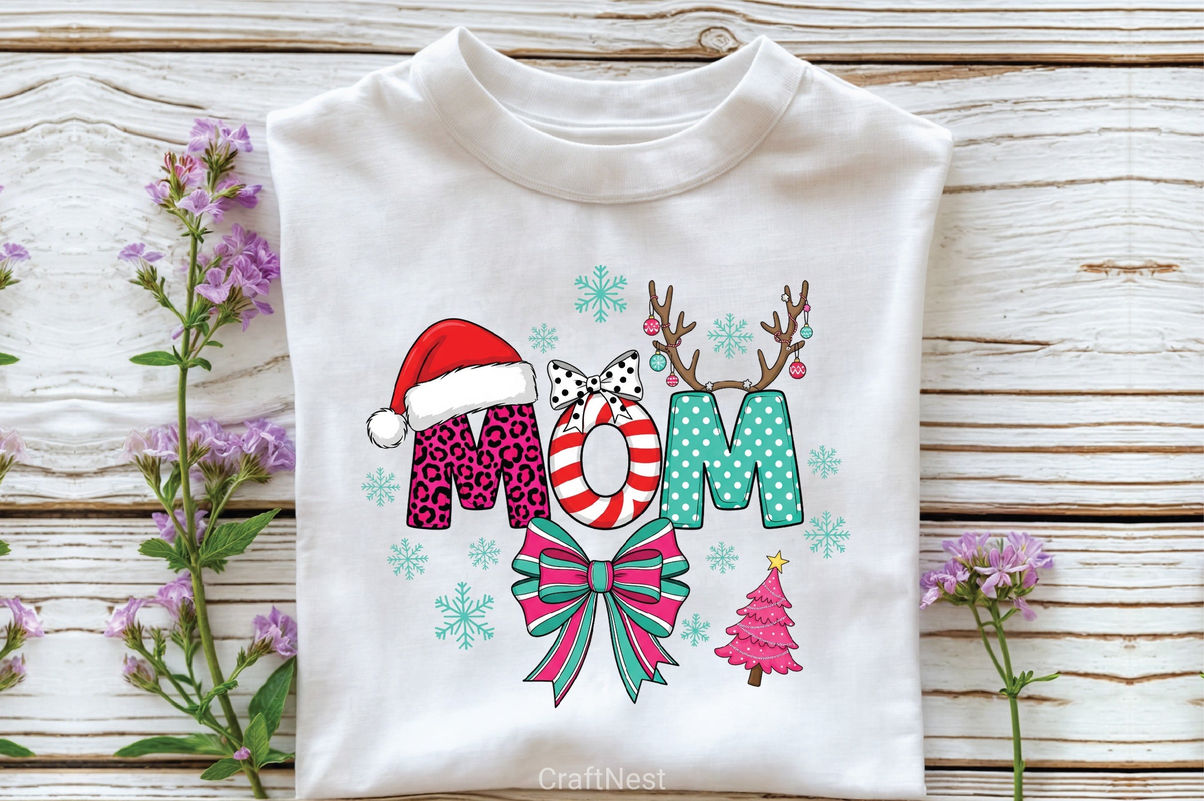 Christmas Mom Coquette Clipart Bundle 2 - CraftNest - Digital Crafting and Art