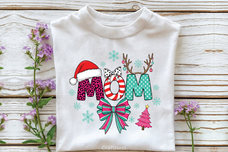 Christmas Mom Coquette Clipart Bundle 2 - CraftNest - Digital Crafting and Art