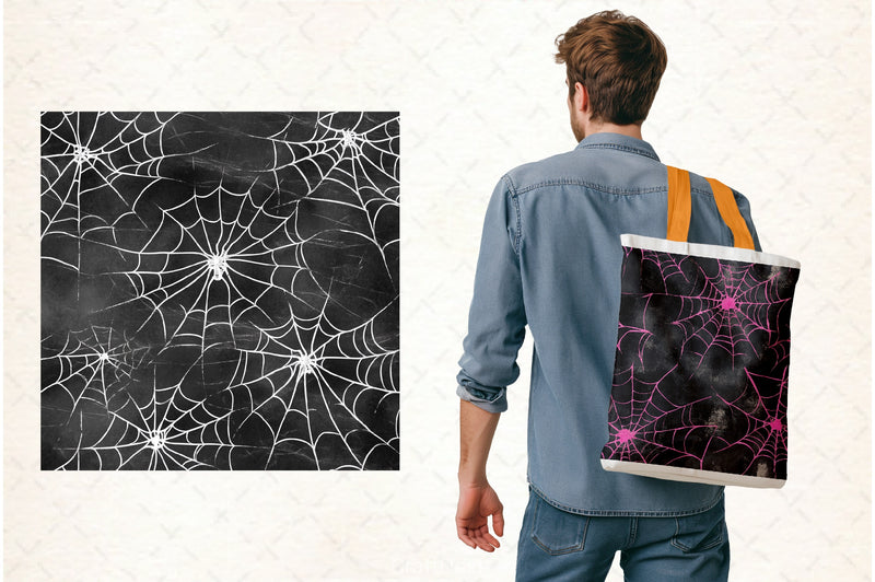 Spiderweb Digital Paper - CraftNest - Digital Crafting and Art