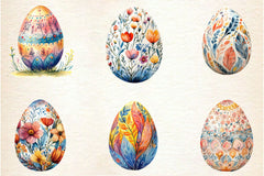 Boho Easter Eggs Clipart Bundle - CraftNest - Digital Crafting and Art