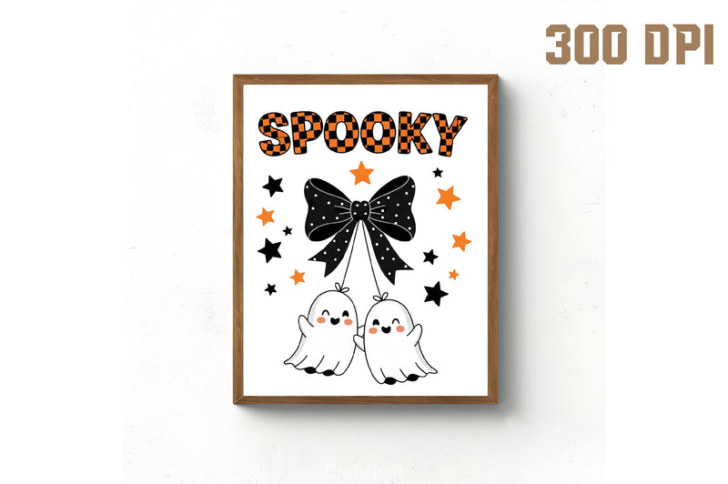 Coquette Halloween Ghost Cherry Clipart Bundle - CraftNest - Digital Crafting and Art