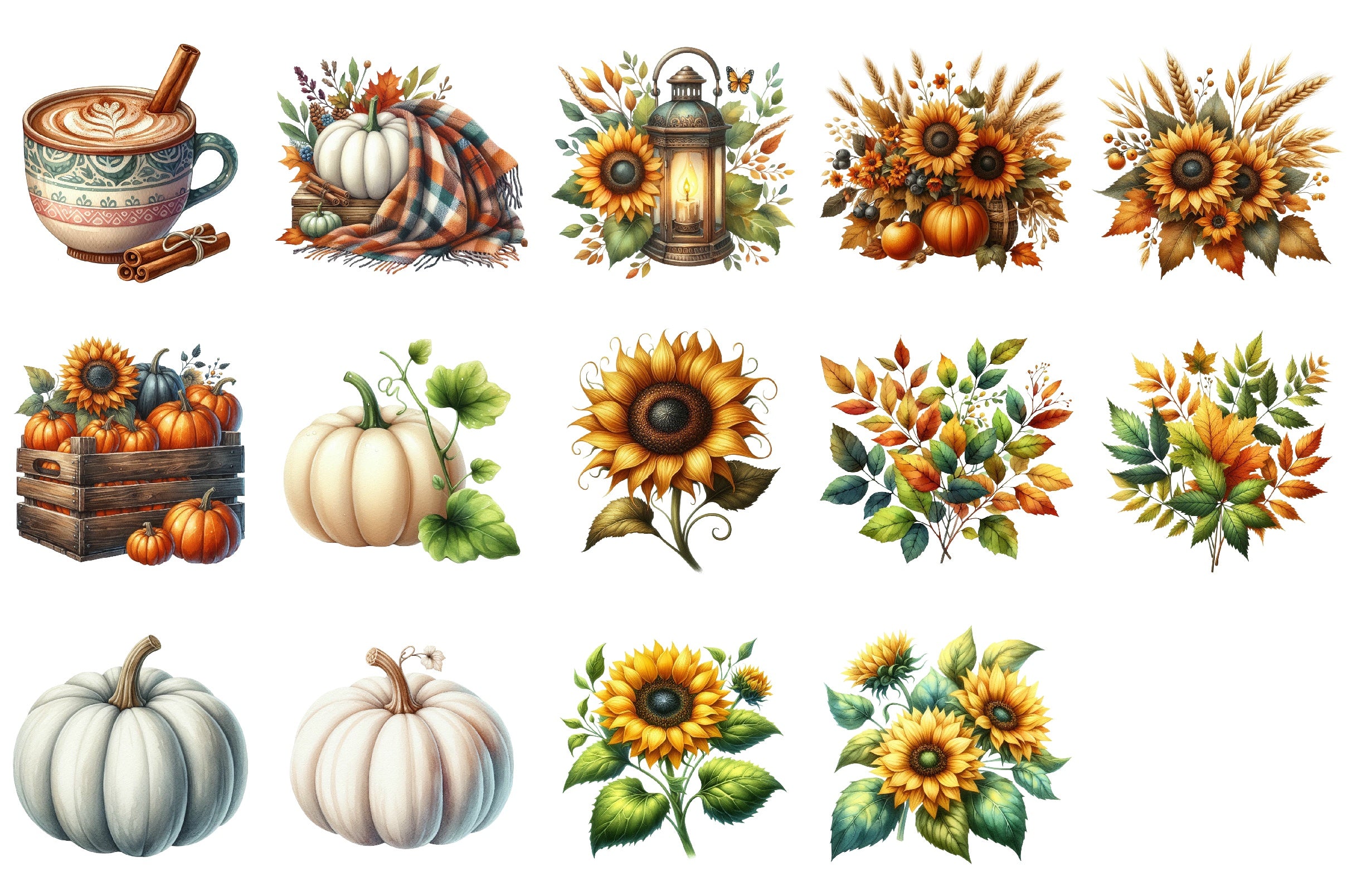 Autumn Clipart Bundle 6 - CraftNest - Digital Crafting and Art
