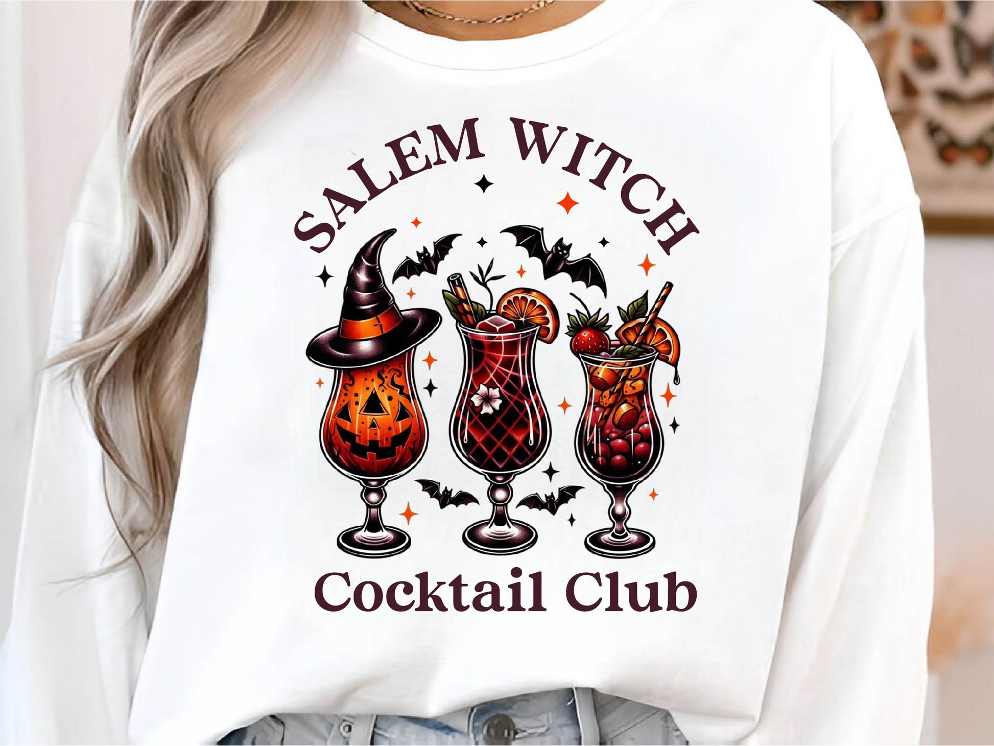 Salem Witch Cocktail Club Halloween Clipart Bundle - CraftNest - Digital Crafting and Art