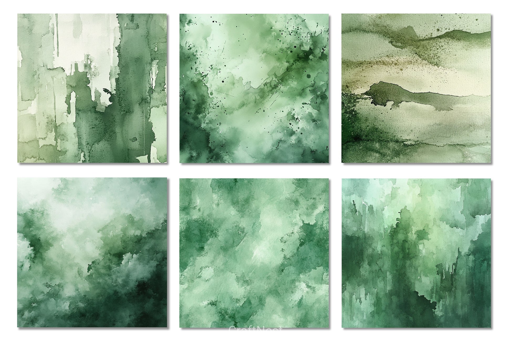 Sage Green Background Papers Clipart Bundle - CraftNest - Digital Crafting and Art