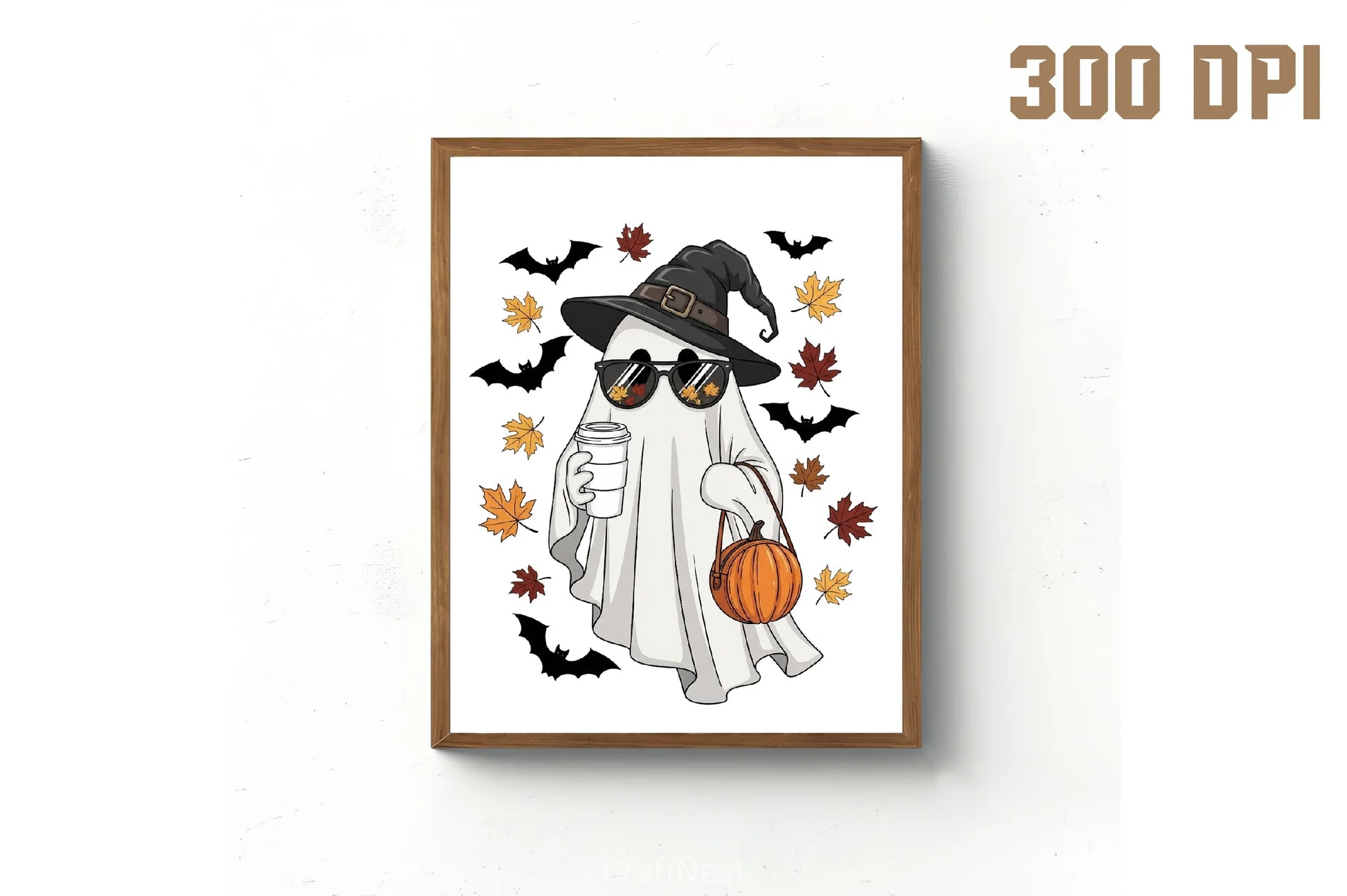Cute Halloween Ghost Clipart Bundle 5 - CraftNest - Digital Crafting and Art
