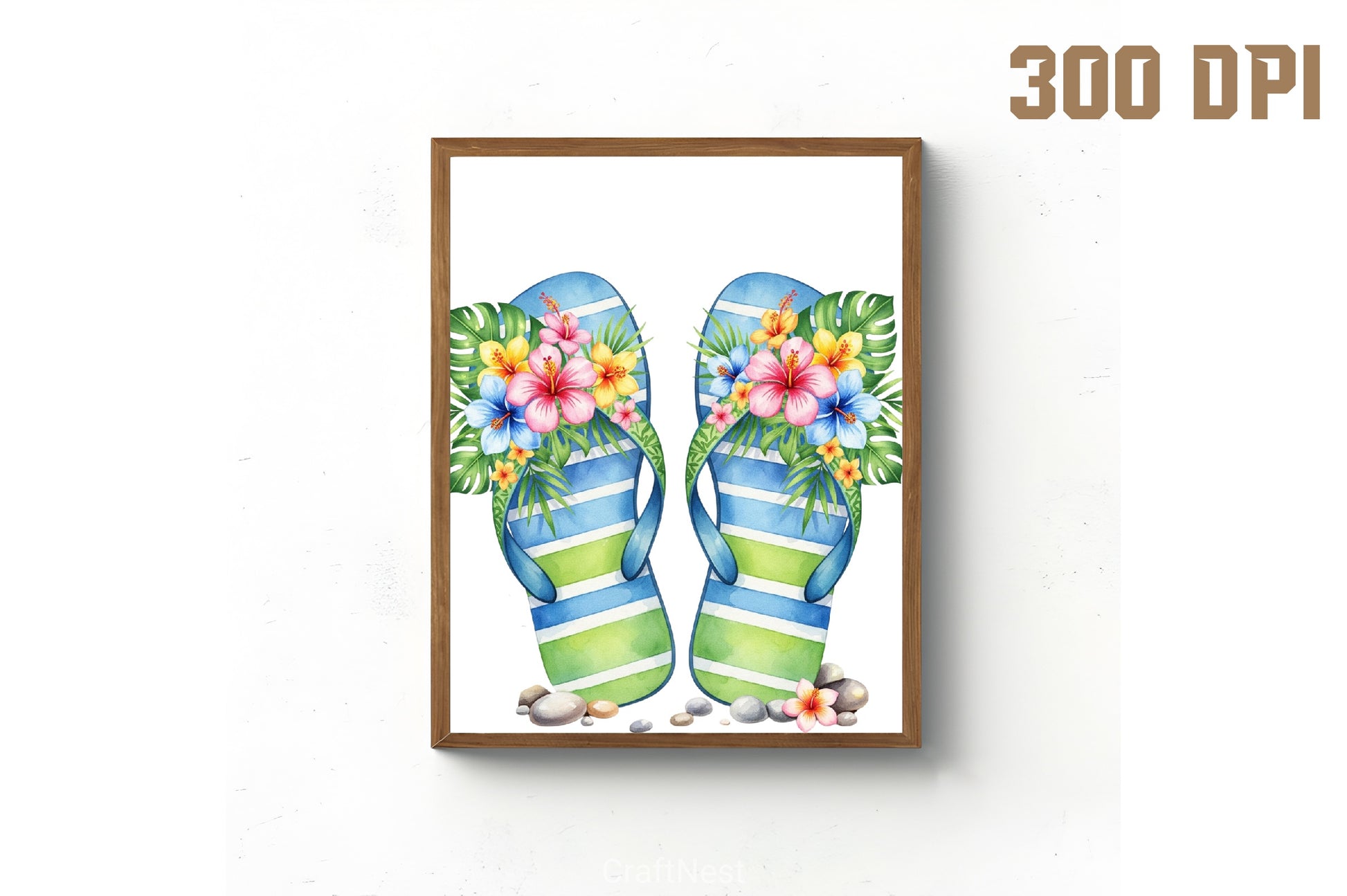 Summer Flip Flop Clipart Bundle - CraftNest - Digital Crafting and Art