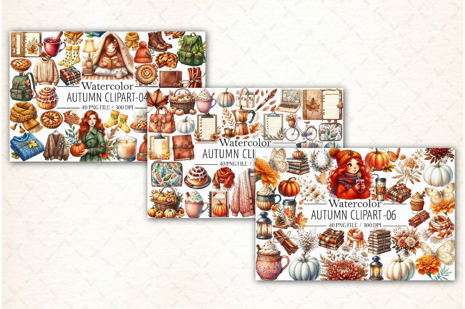 Autumn Mega Clipart Bundle - CraftNest - Digital Crafting and Art