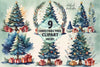 Christmas Tree Clipart Bundle