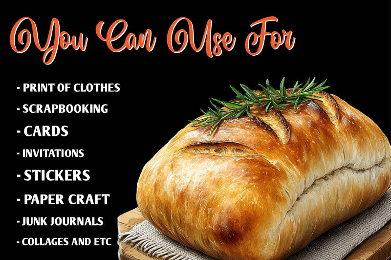 Bohemian Summer Baking Clipart Bundle - CraftNest - Digital Crafting and Art