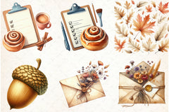 Autumn Cozy Fall Clipart Bundle 5 - CraftNest - Digital Crafting and Art