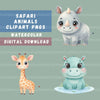 Safari Animals Clipart Bundle